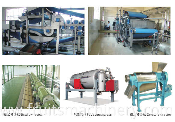 Complete banana fruit drinking juice concentrate production line